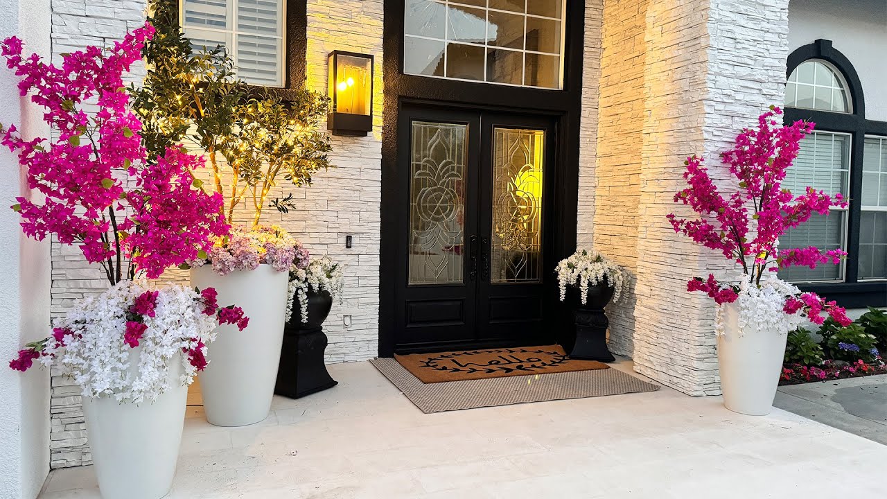**NEW DECORATE WITH ME**EXTREME FRONT PORCH MAKEOVER ~HOW TO MAKE YOUR FRONT PORCH LOOK EXPENSIVE