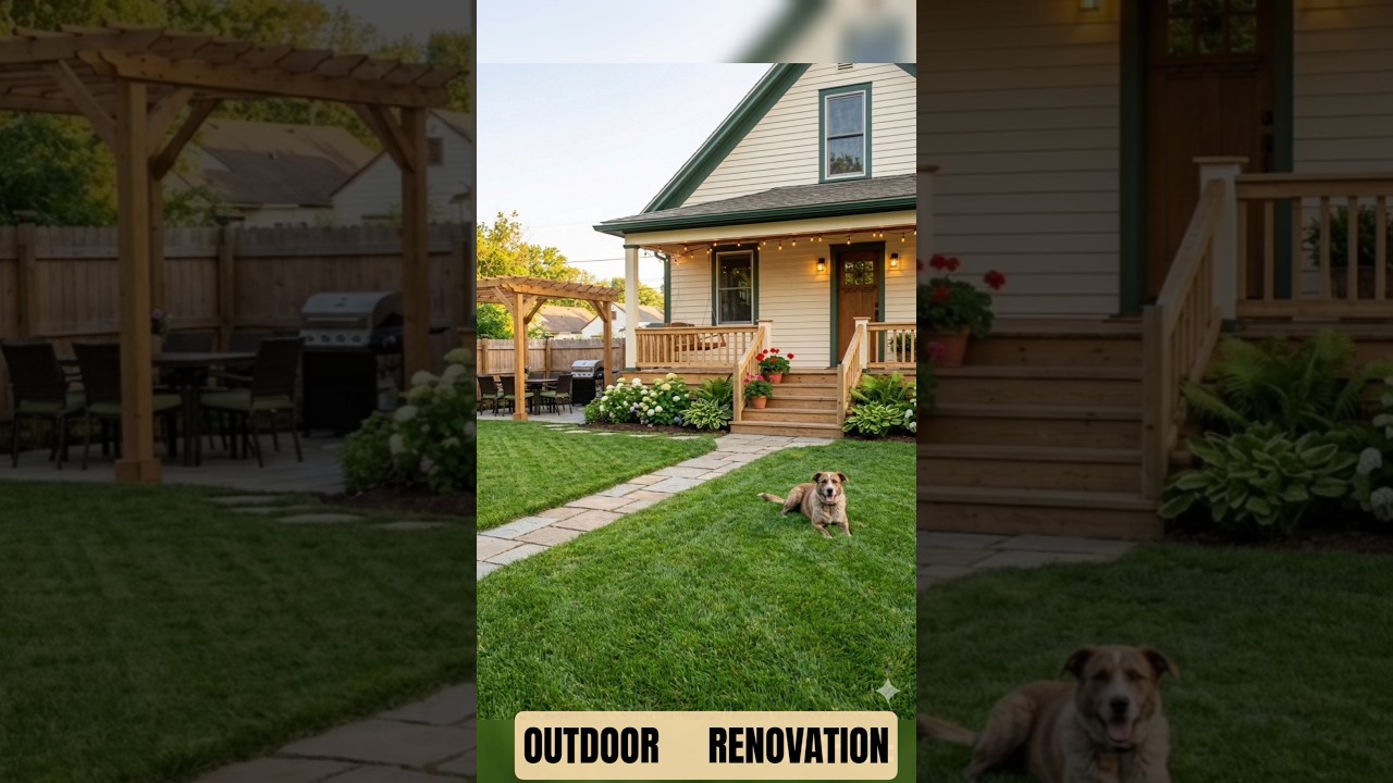 Outdoor renovation! 🏡✨ 