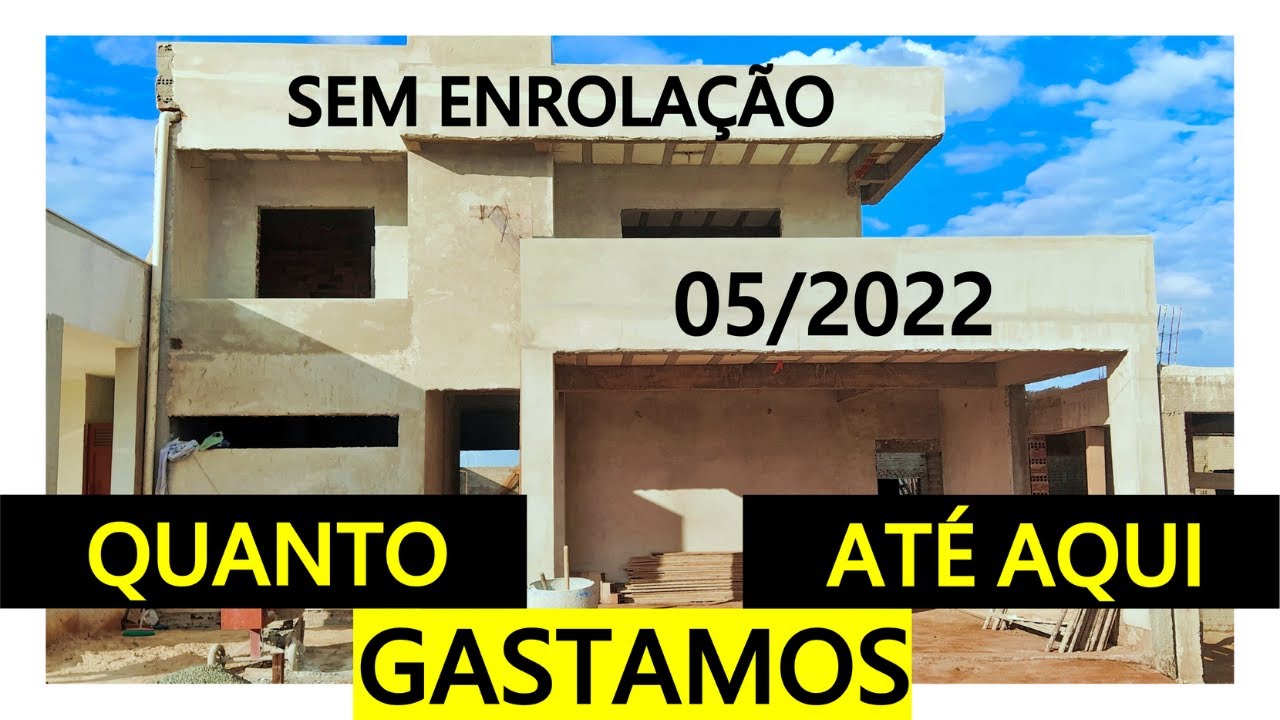 QUANTO CUSTA CONSTRUIR UM SOBRADO ? DA FUNDAÇÃO ATÉ INICIO DOS ACABAMENTOS GASTOS DIÁRIO DE OBRA 100