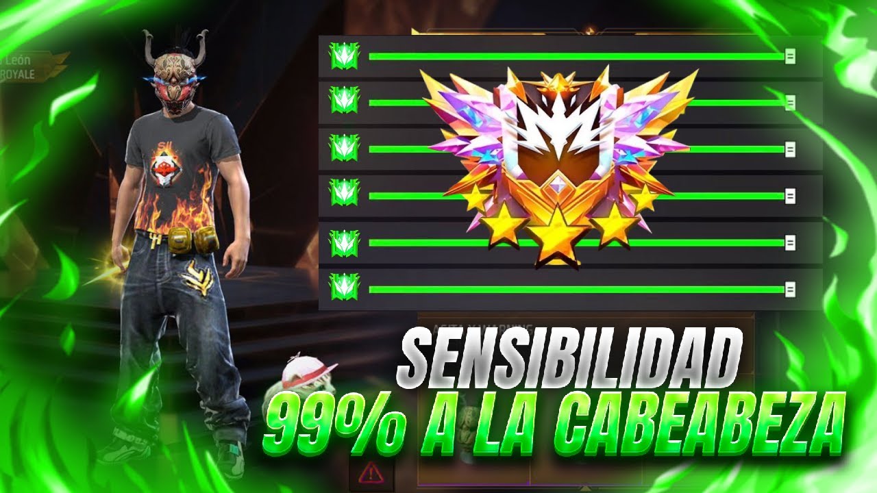 LA MEJOR SENSIBILIDAD 👹 para dar TODO ROJO 🩸 en la *NUEVA ACTUALIZACIÓN* de FREE FIRE 2025 ✅