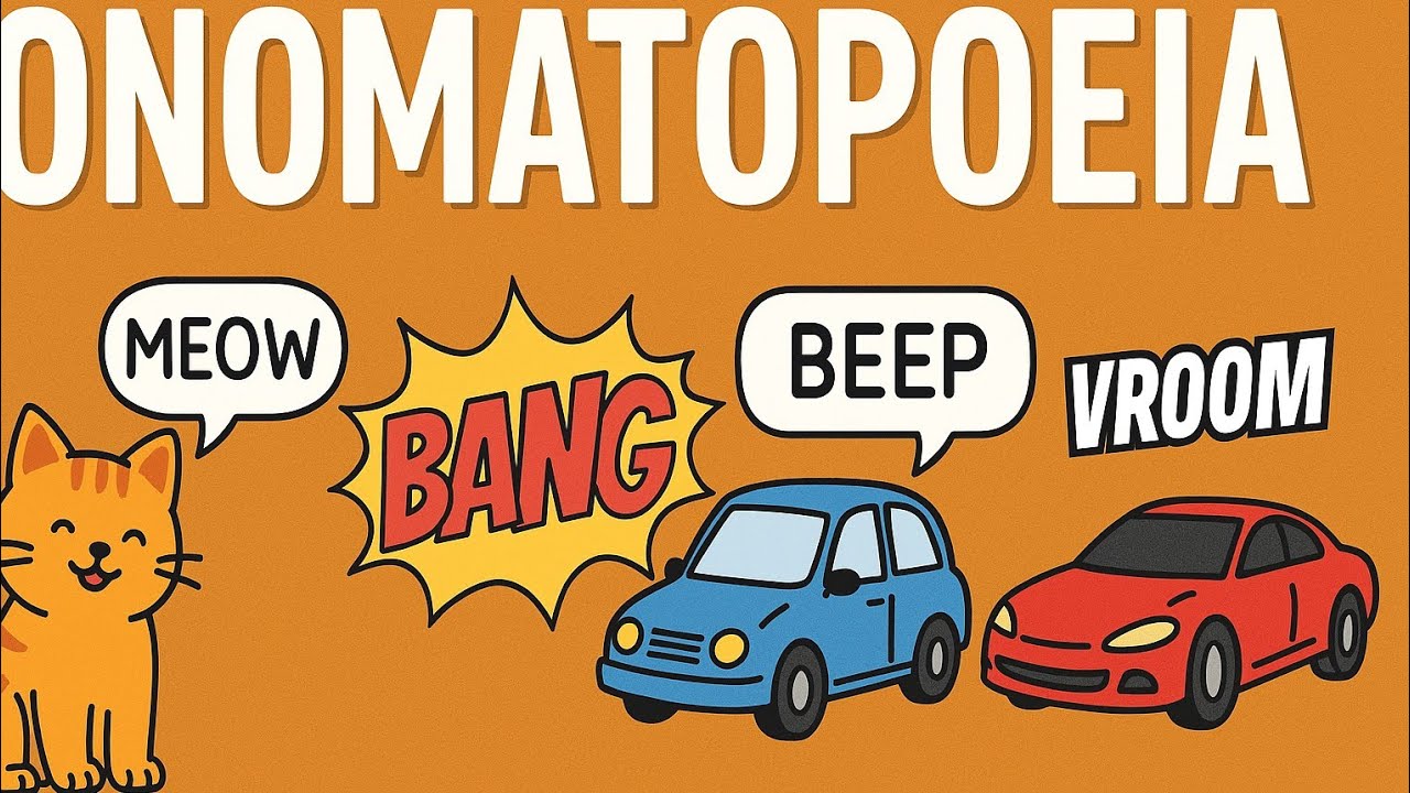 Onomatopoeia Explained with Examples!|Onomatopoeia Figure of Speech|What is onomatopoeia 