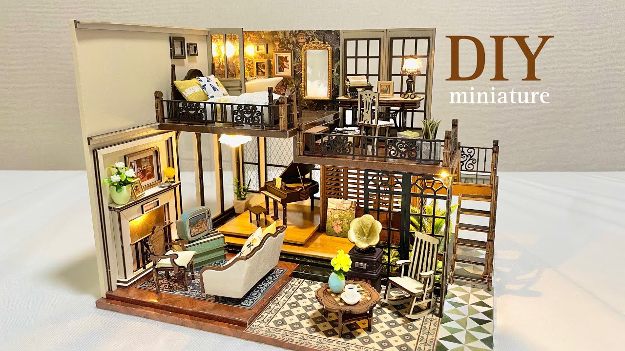 DIY Miniature Dollhouse Kit 