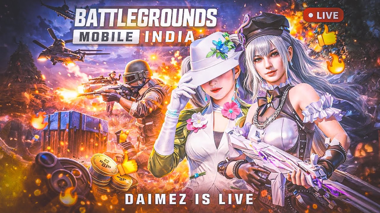 🎮 BGMI CUSTOM ROOM | DaiMez Live 🔥Room chal raha hai in Battlegrounds Mobile India 💥