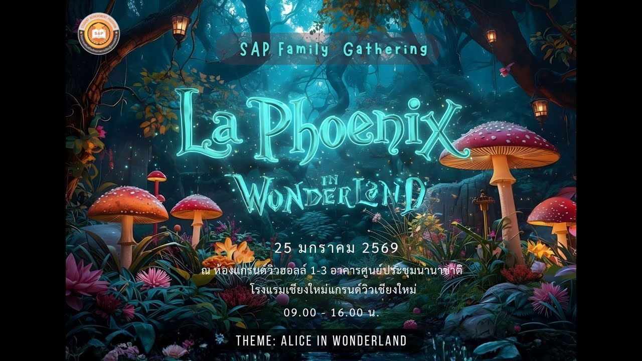 SAP Family Gathering La Phoenix Wonderland THEME : ALICE IN WONDERLAND