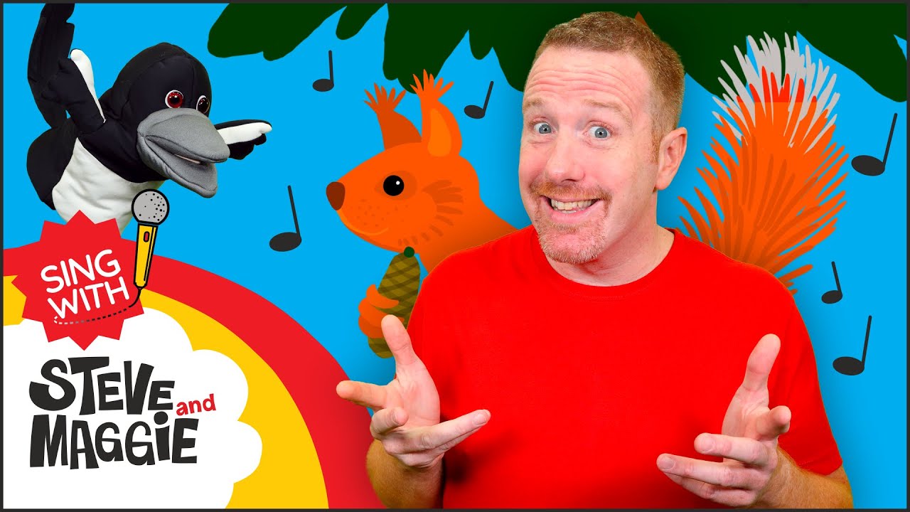 Wild Animals Song for Kids | Songs for kids | Sing with Steve and Maggie