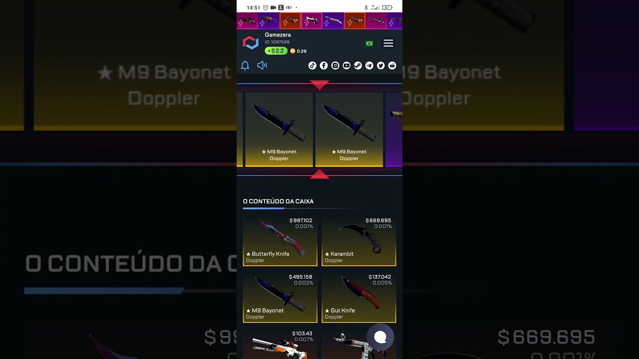 vendo todas as minhas skins, vou anunciar no insta, s&oacute; aceito PIX Instagram = marconpn