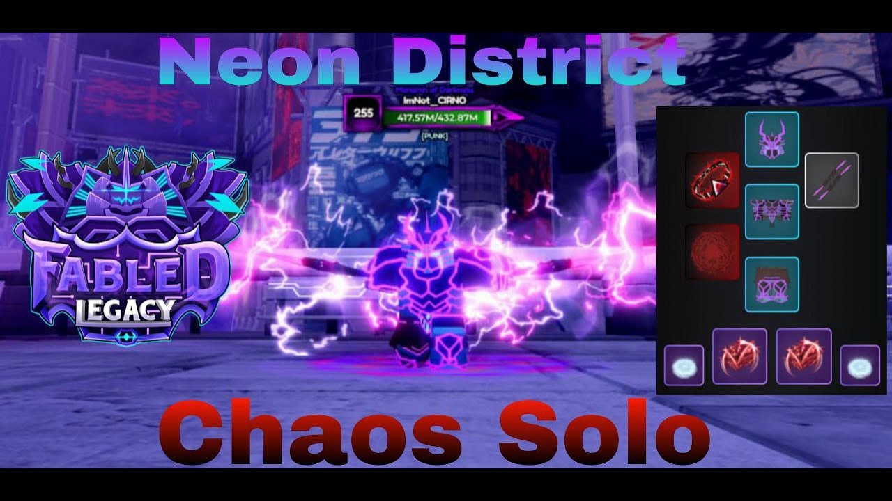 Fabled Legacy | Neon District Chaos solo
