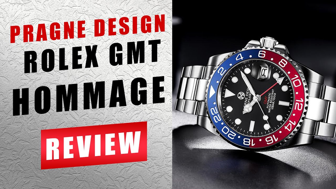 ROLEX GMT HOMMAGE 120&euro; ? - PAGRNE DESIGN / PAGANI GMT EXPLORER - UHR - REVIEW - TEST - DEUTSCH
