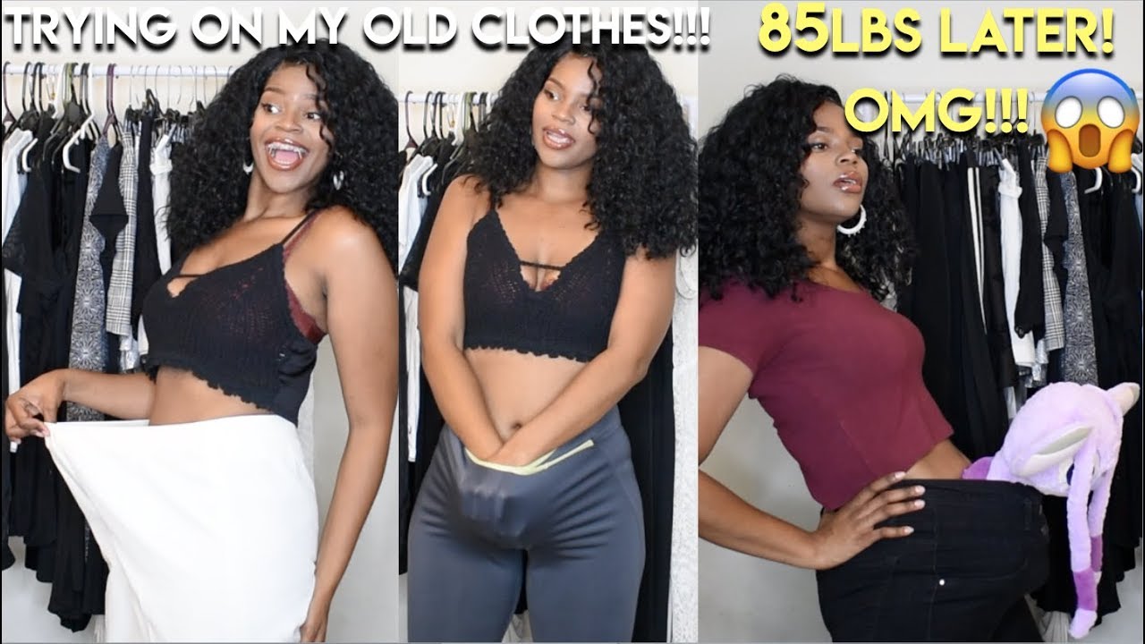 Trying On My Old Clothes After Losing 85lbs!!!
