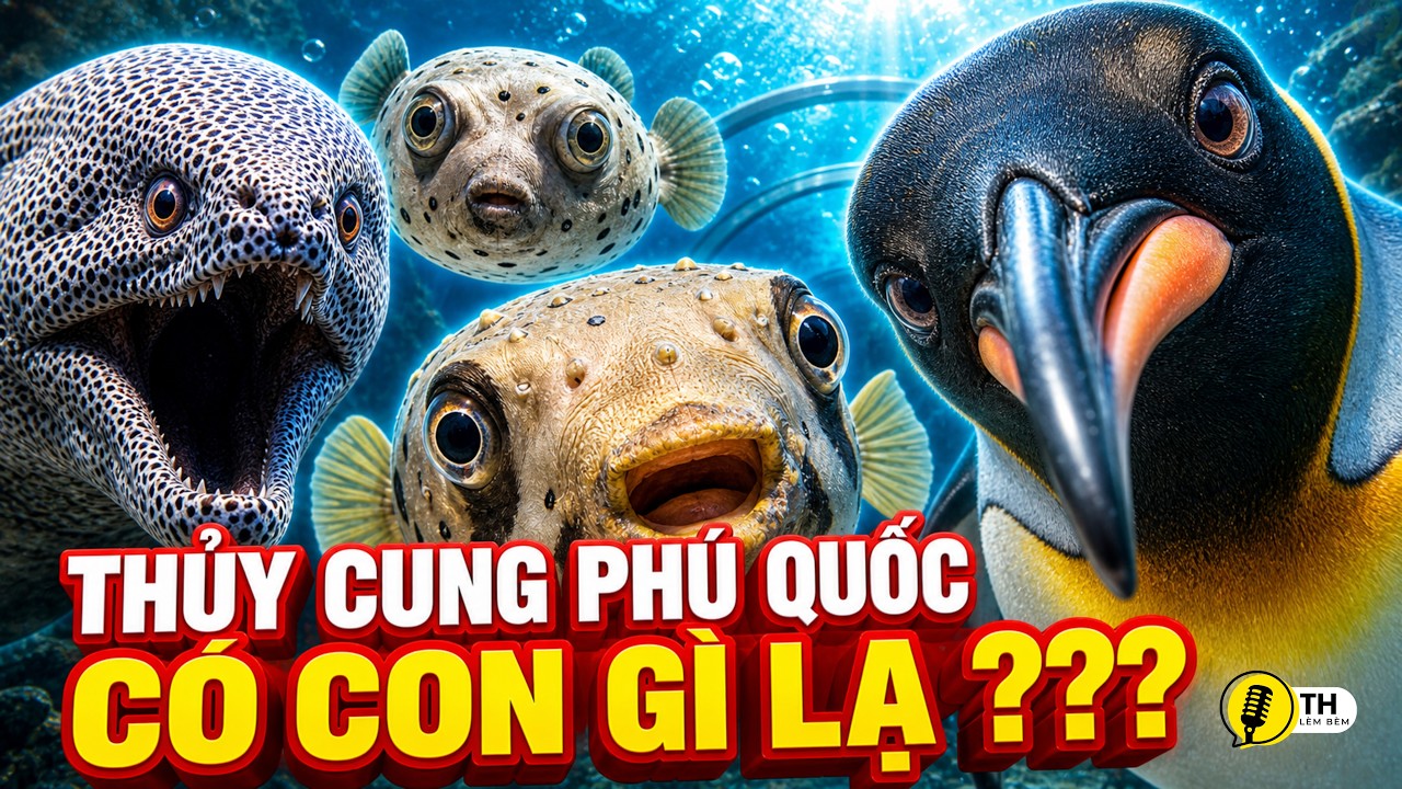 Thủy Cung Khổng Lồ TOP 1 VIỆT NAM | Cánh Cụt - VUA CHIM Tốc Độ & các Sinh Vật Biển Quý Hiếm Phú Quốc