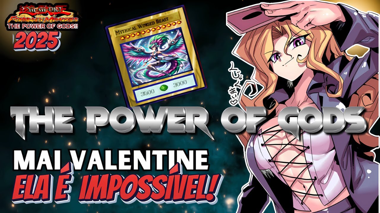 YUGIOH! The Power of Gods Mai Valentine ELA É  IMPOSSÍVEL!