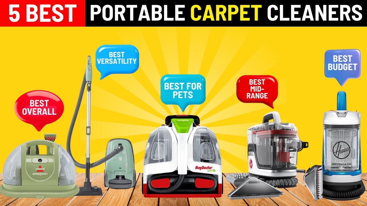 The 5 Best Portable Carpet Cleaners of 2024