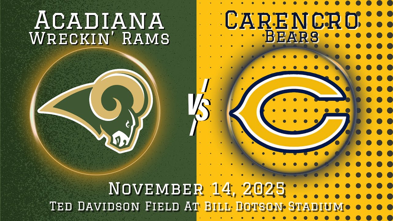 Acadiana Wreckin' Rams vs Carencro Bears, Playoffs Round 1