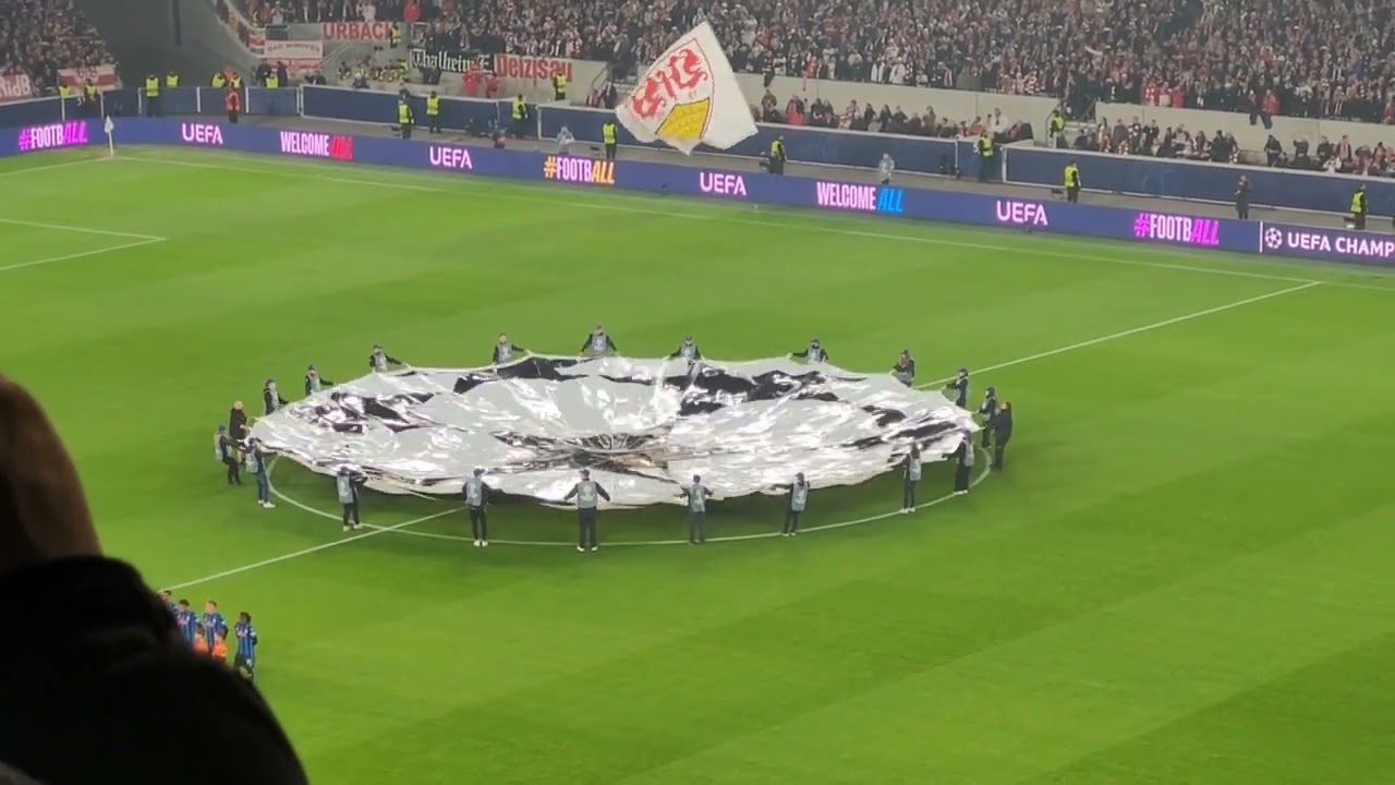 VfB Stuttgart Gänsehaut Champions League Stimmung und Pyroshow Uncut🔥 #VfB #vfbstuttgart #stuttgart