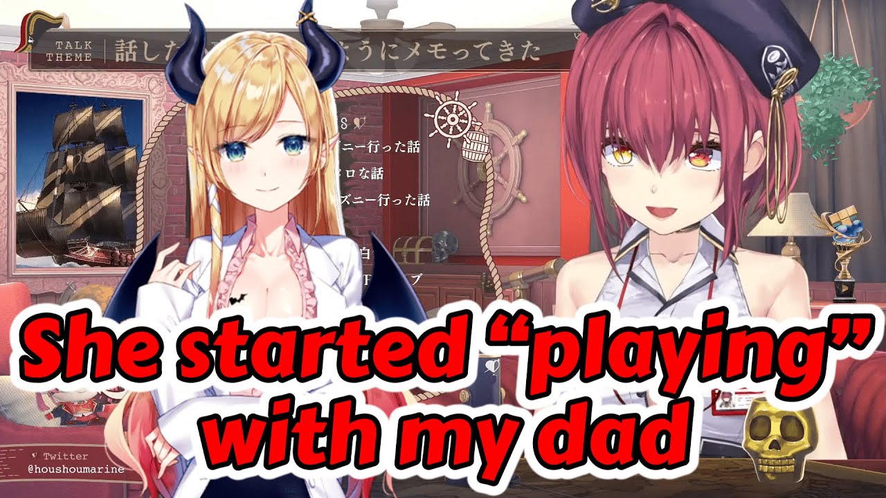 【ENG SUB】Marine’s dad uhya-uhya over Choco Sensei【hololiveJP / Houshou Marine】