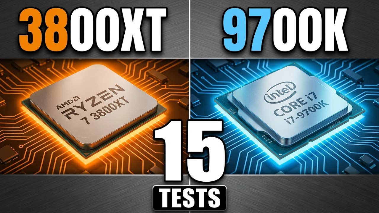 3800XT vs 9700K Benchmarks – 15 Tests 🔥
