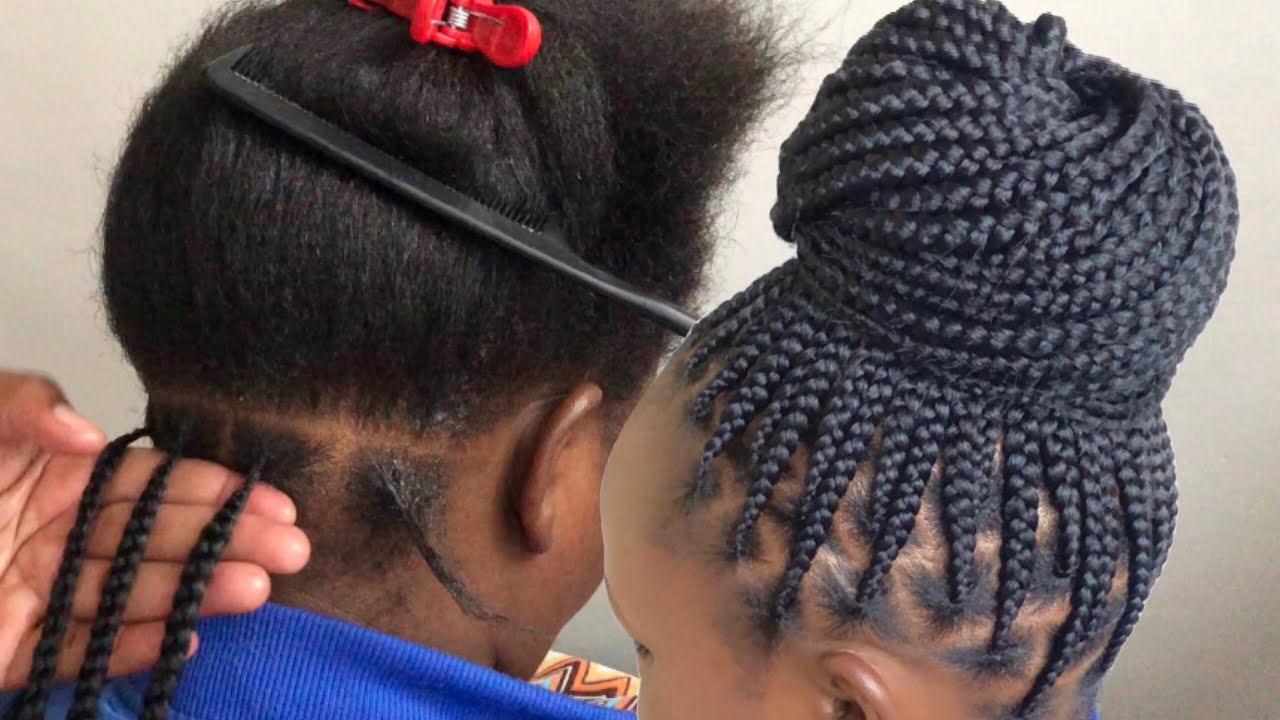Parting and gripping knotless braids #braidingstyles @JANEILHAIRCOLLECTION