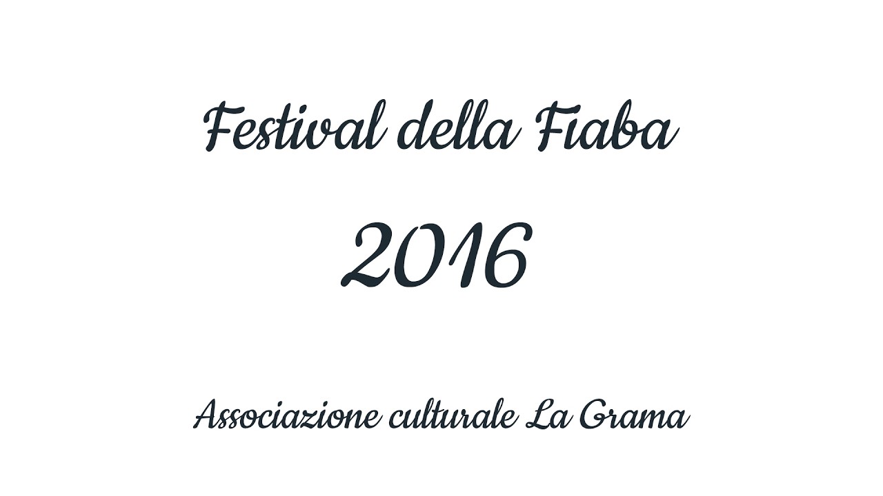 Festival della fiaba 2016