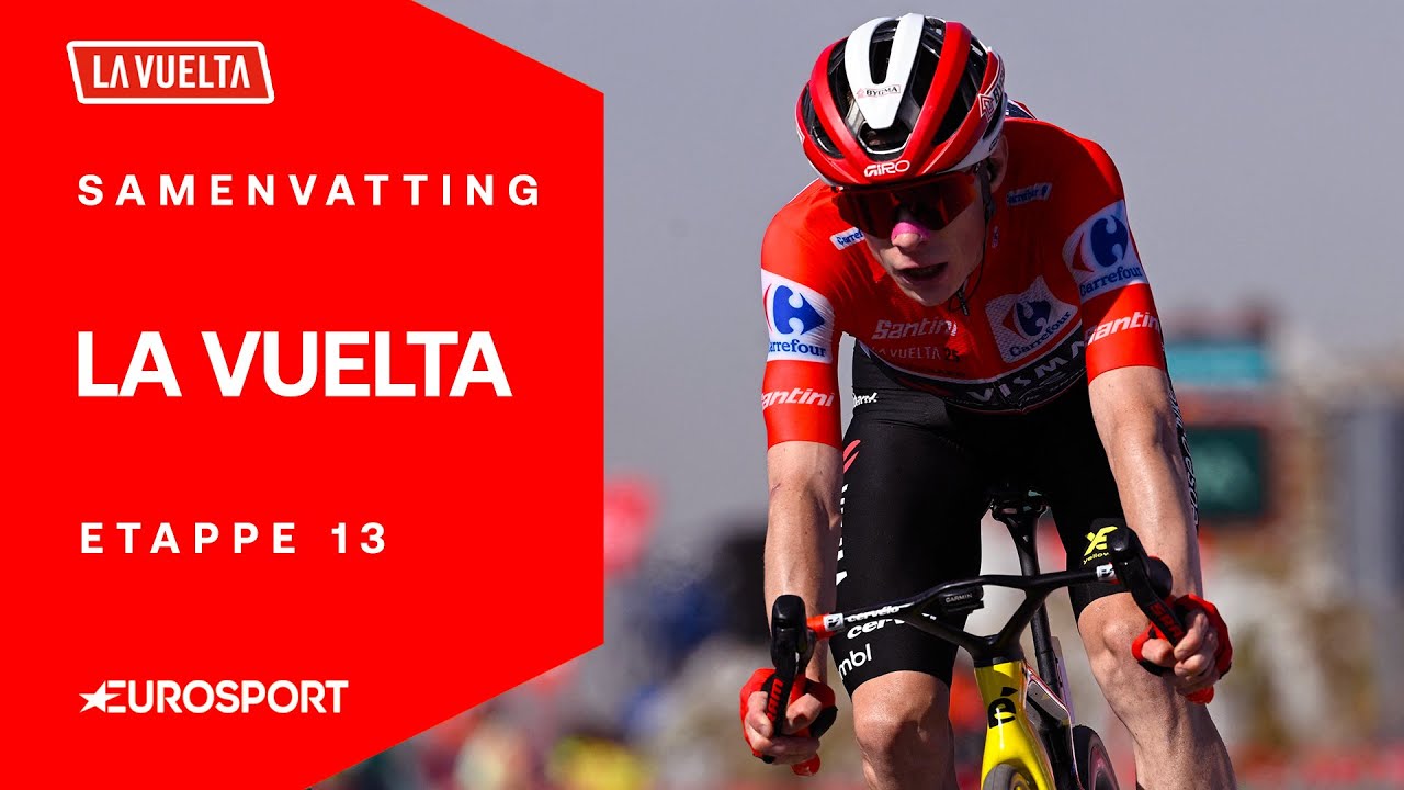 AFVALRACE op ANGSTAANJAGENDE ANGLIRU | La Vuelta 2025 | Samenvatting Etappe 13