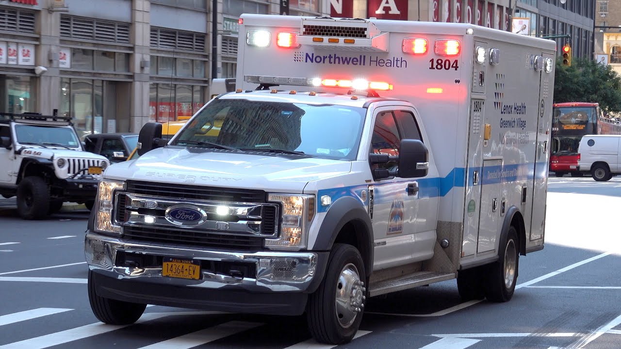 Northwell Health Lenox Health Greenwich Village EMS Ambulance 1804 Responding