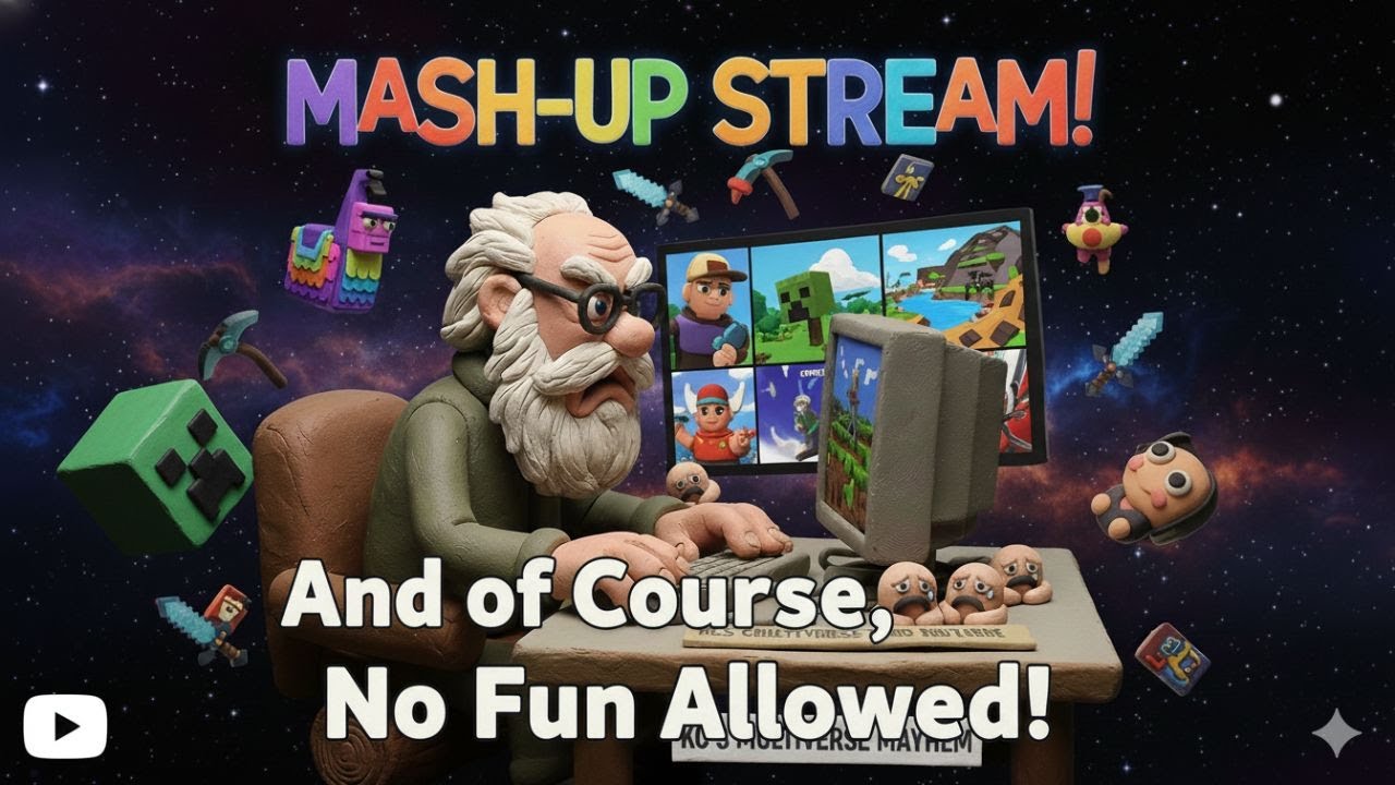 Mash Up Stream #Minecraft #StardewValley (Portrait)