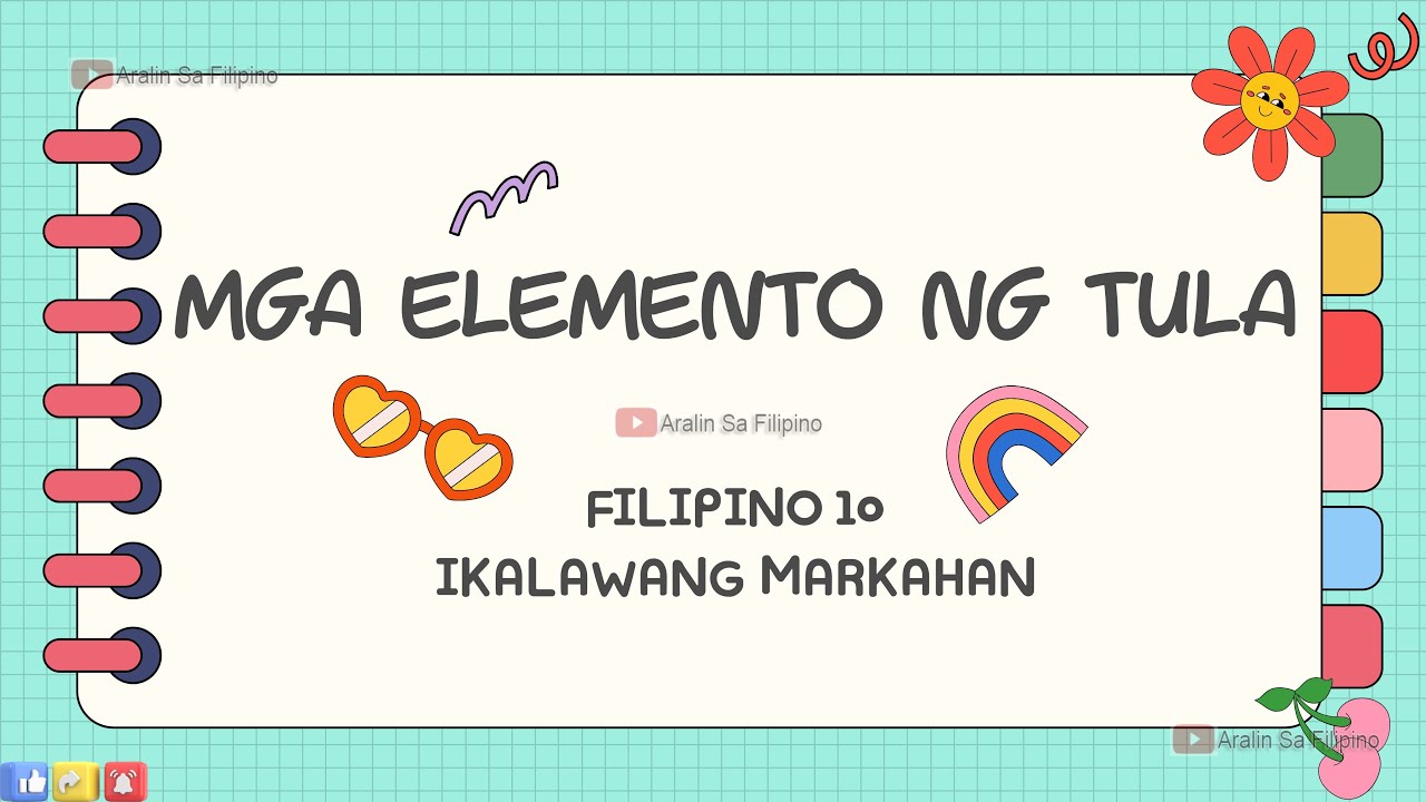 ELEMENTO NG TULA| FILIPINO 10| IKALAWANG MARKAHAN| ARALIN SA FILIPINO