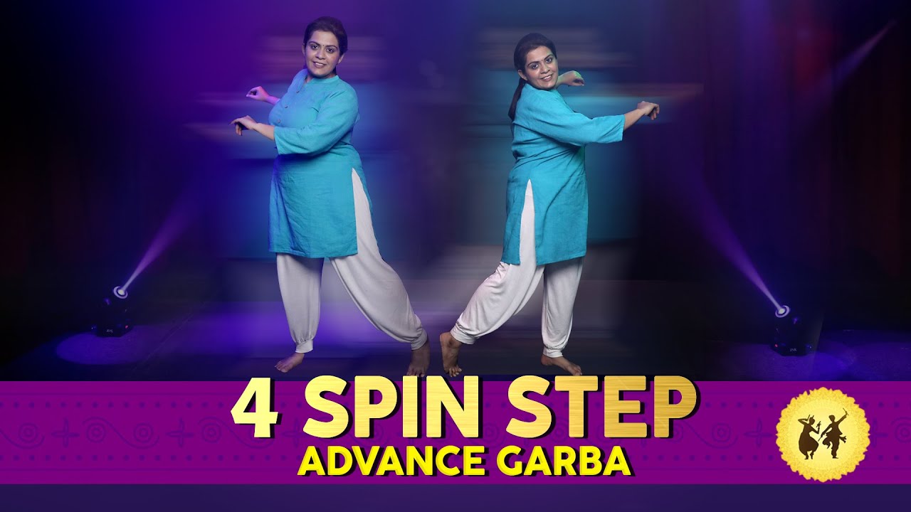 Become a Pro Garba Dancer by Playing 4 to 8 Spins in 4 Counts | Advance Garba Step