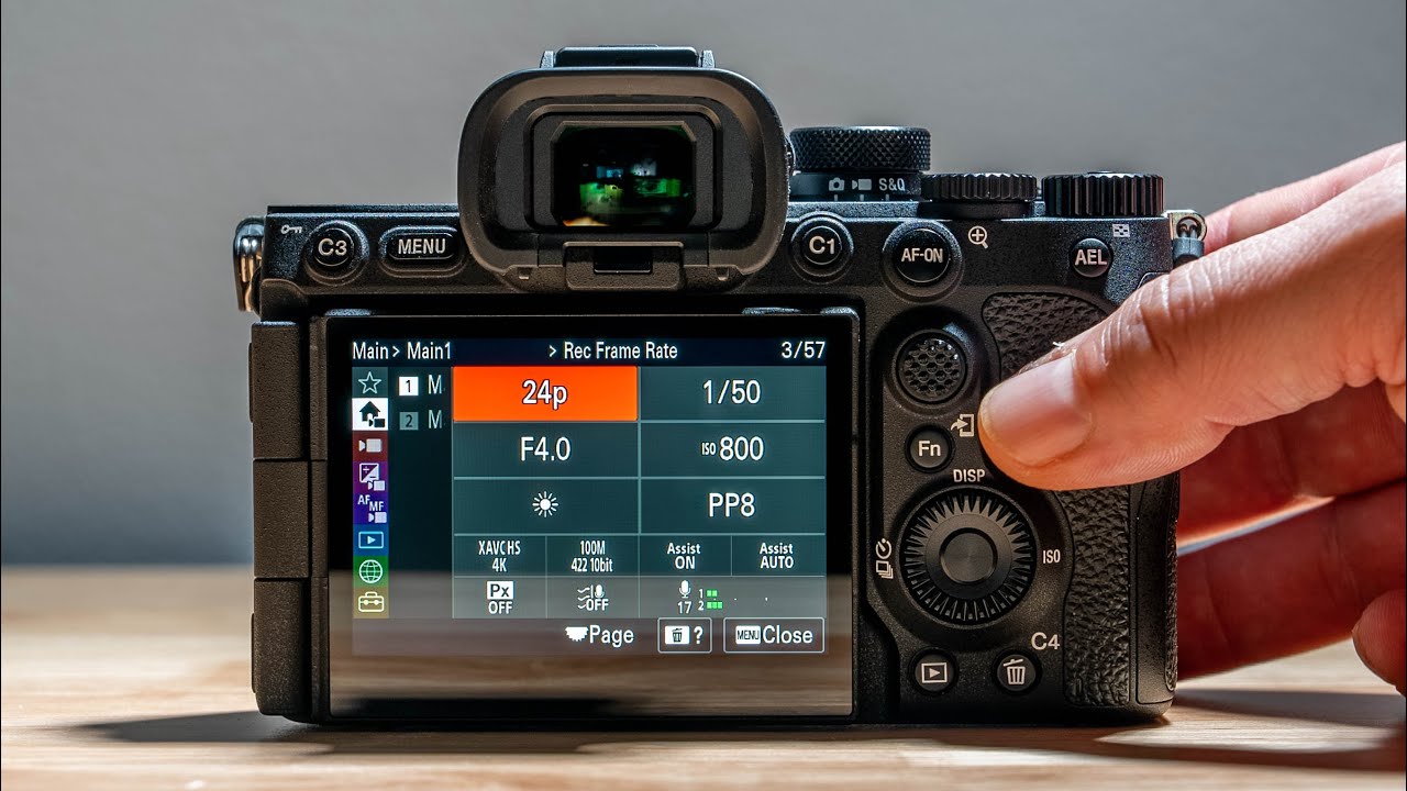 Sony A7RV Video Settings - Full Menu Setup