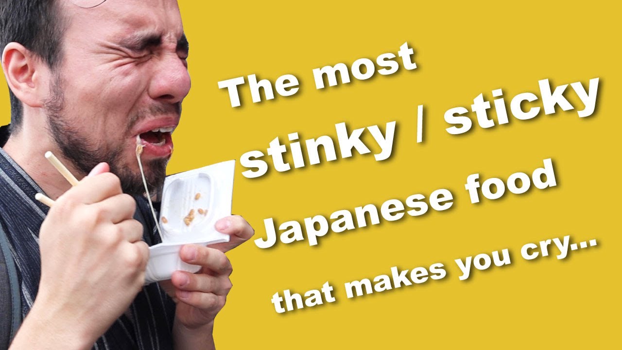 I made my friends eat the most stinky / sticky Japanese food, Natto... !!