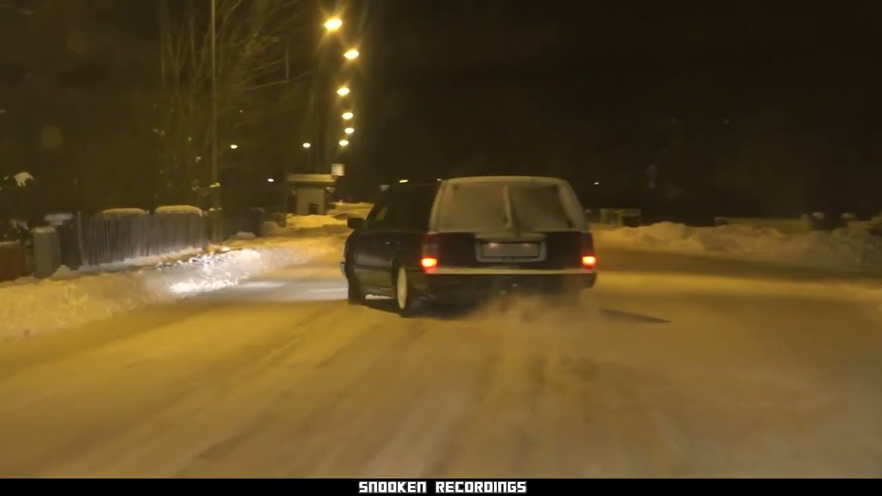 Jim's Volvo 945 turbo 230whp || Winter drifting time
