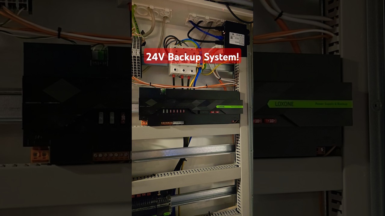 No Power?! no Worries! #loxone #backup #smarthome