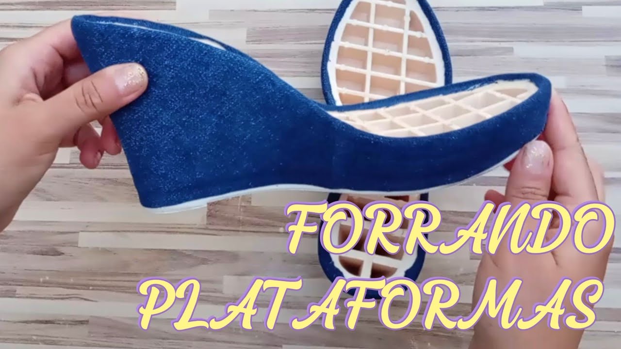 COMO Forrar PLATAFORMAS con JEANS