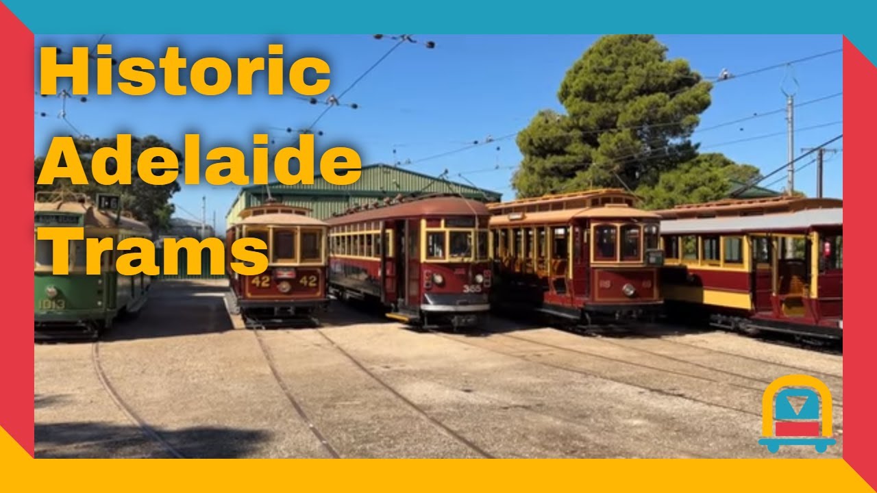 Historic Adelaide Trams in Action | Tramway Museum St Kilda (9 March 2026)