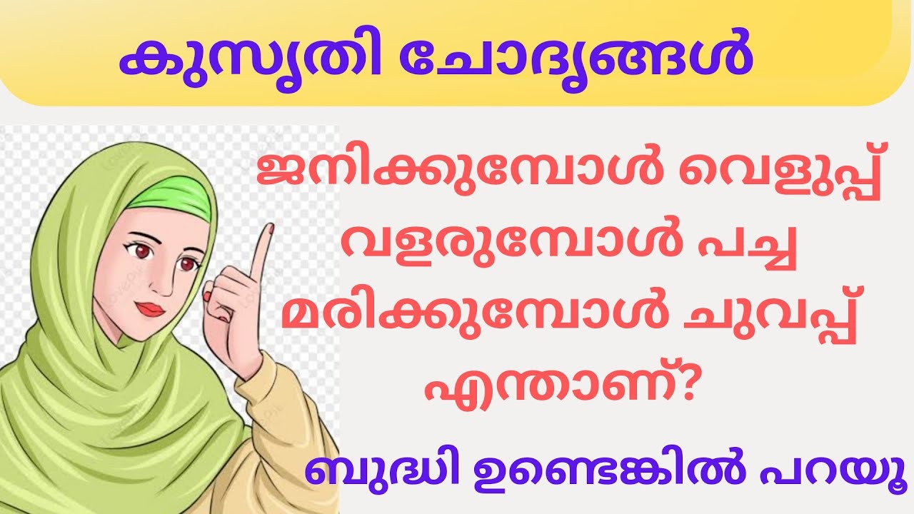 Ep 058 ജനിക്കുമ്പോൾ വെളുപ്പ് വളരുമ്പോൾ പച്ച മരിക്കുമ്പ...| കുസൃതി ചോദൃങ്ങൾ| Malayalm Funny Questions
