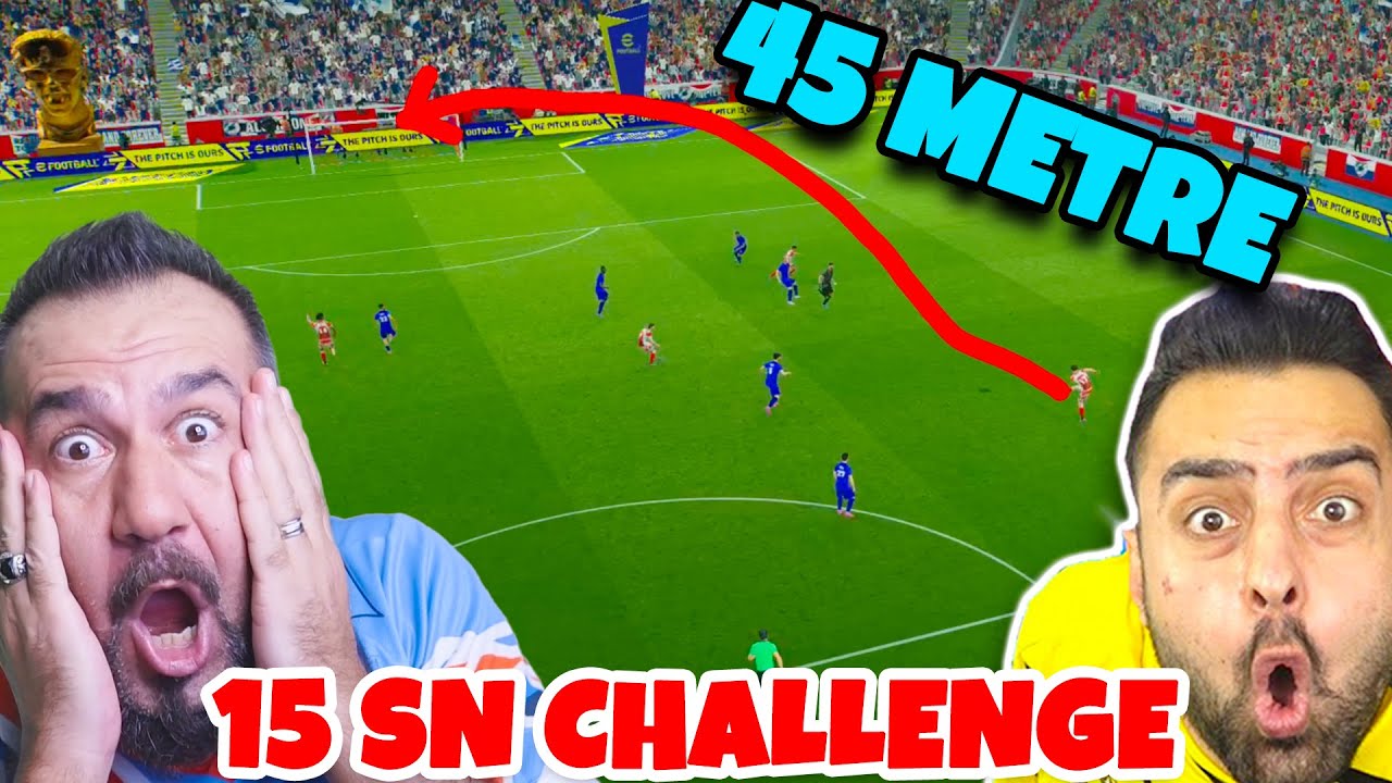 45 METRE 2 GOL! | SESEGEL vs ÜMİDİ efootball 2026 15 SANİYE CHALLENGE KAPIŞMA