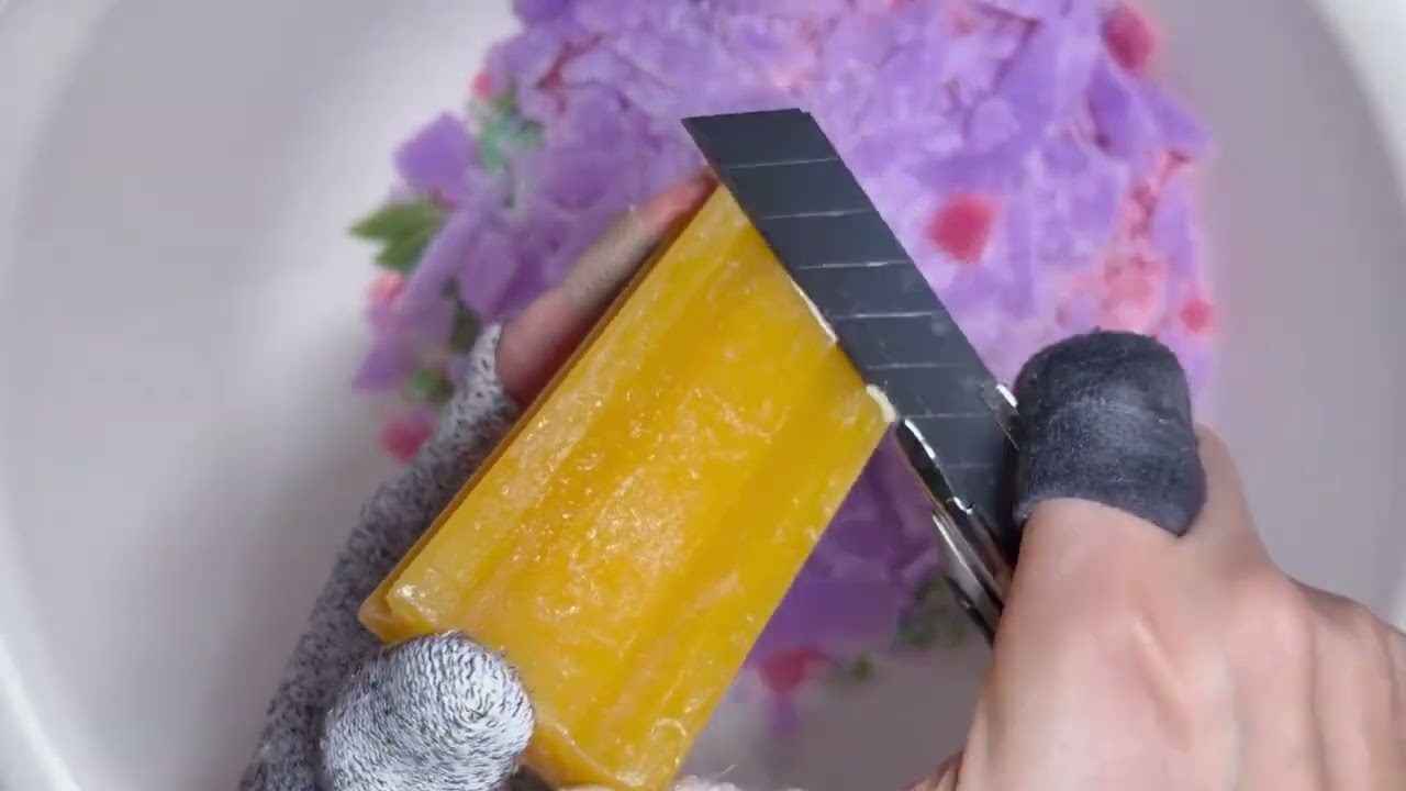 Oddly Satisfying Soap Cutting ASMR | Crunchy Soap ASMR | No Talking ASMR #soap