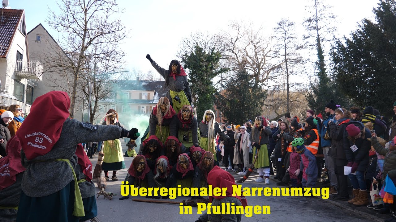 Fasnet, Umzug in Pfullingen Teil1, Überregionaler Narrenumzug