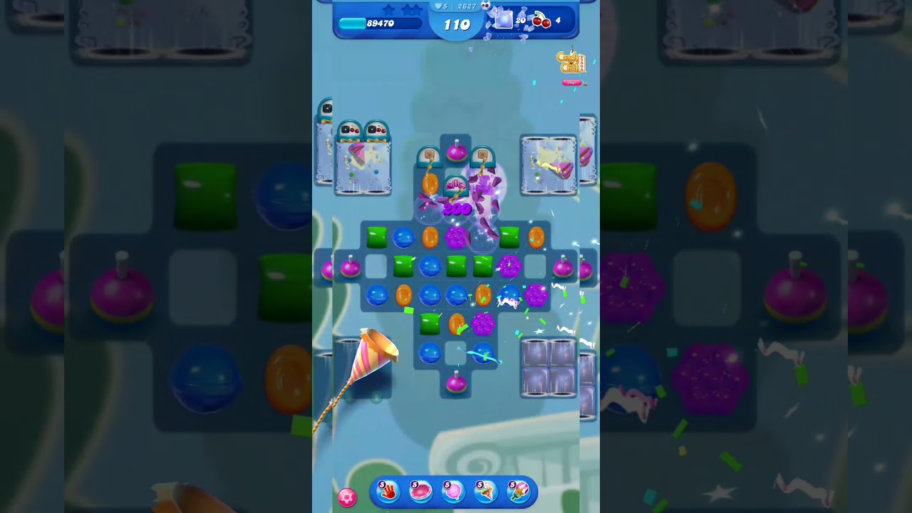 Super hard level 2627 in candy 🍬 crush saga. please subscribe