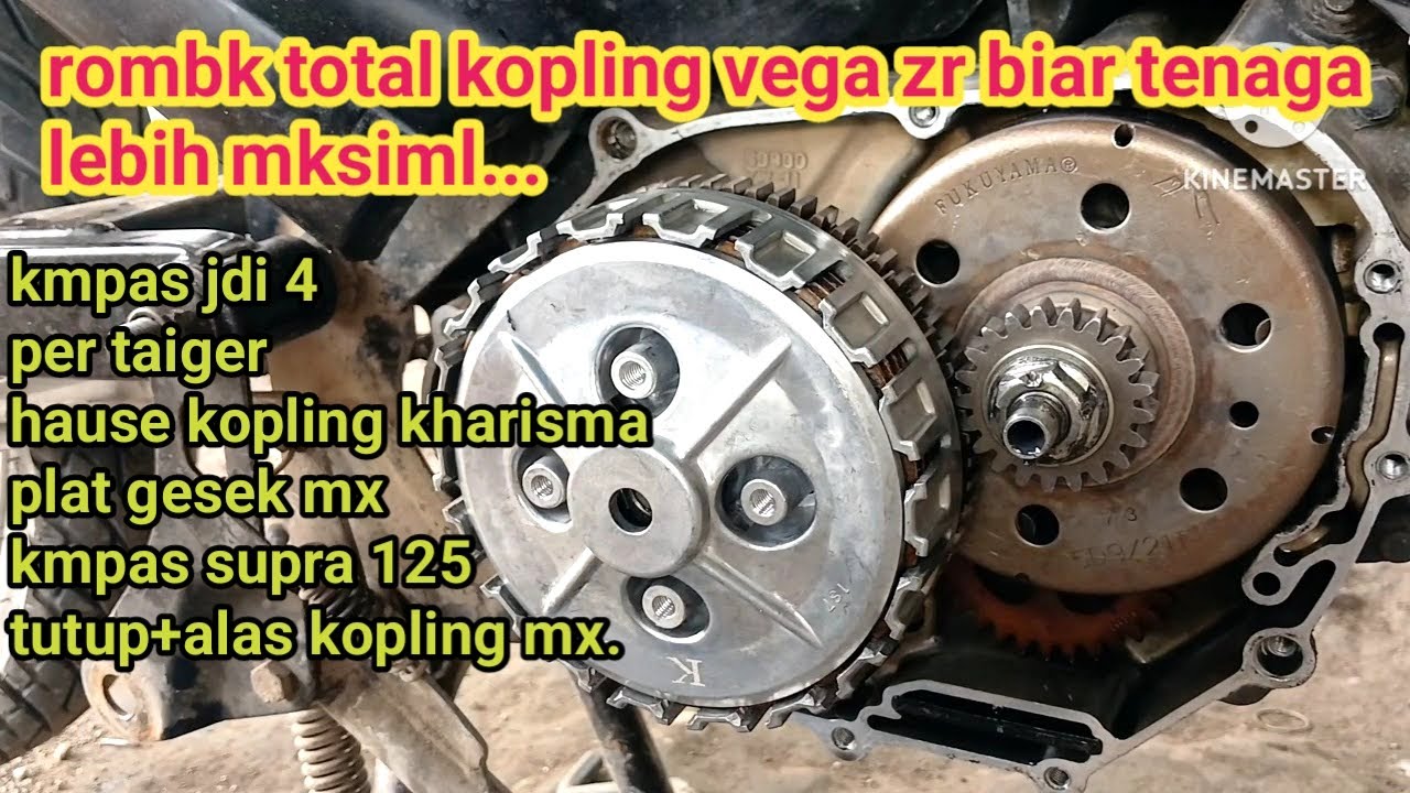 Rombk total kopling vega zr kawin silang mx dan honda