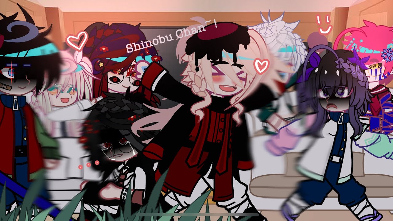 Some hashiras and upper moons react to douma and shinobu 💪😣 ( not shipping them) 🙏 NO PART 2