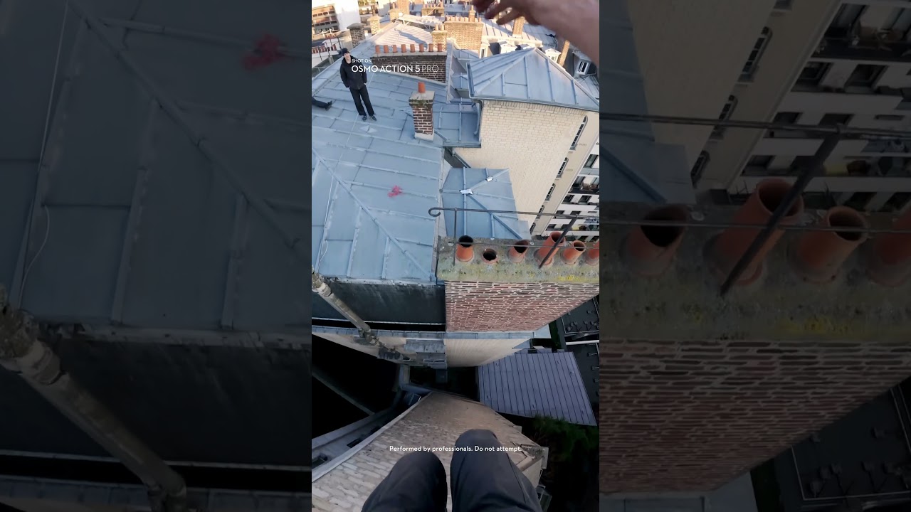 Rooftop Parkour POV Jump | Osmo Action 5 Pro