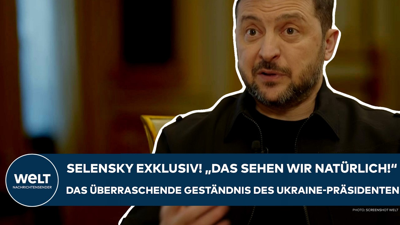 SELENSKYJ EXKLUSIV: Überraschendes Geständnis des Ukraine-Präsidenten! 