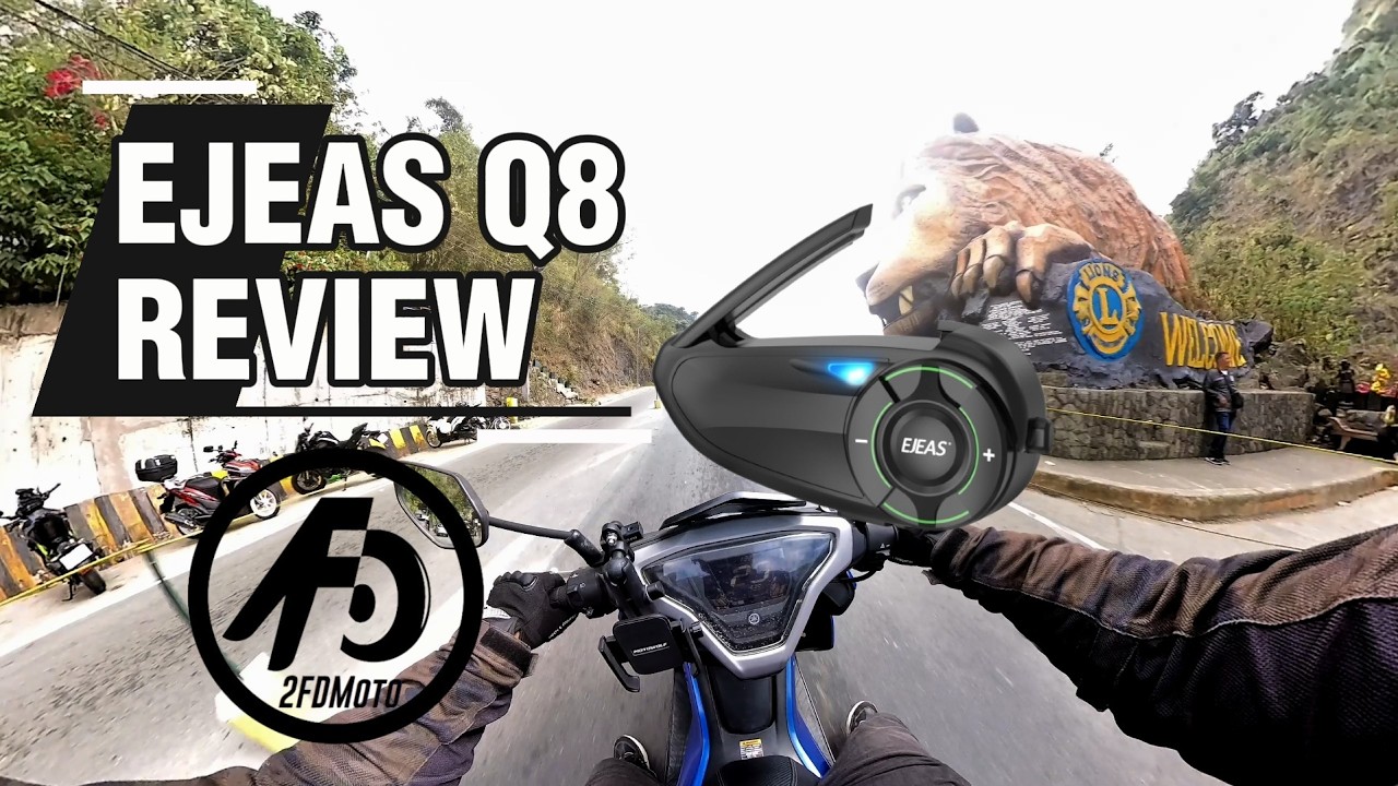 Ejeas Q8 Intercom Test & Short Baguio Ride!