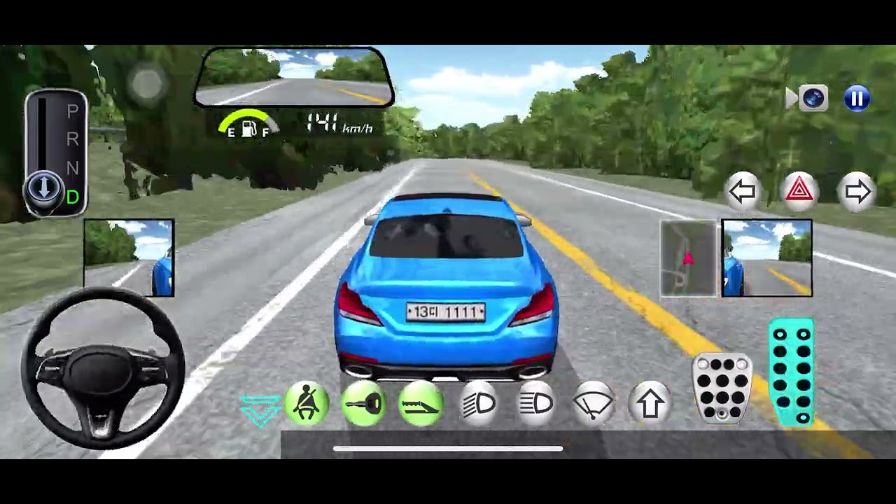 3d driving class gameplay