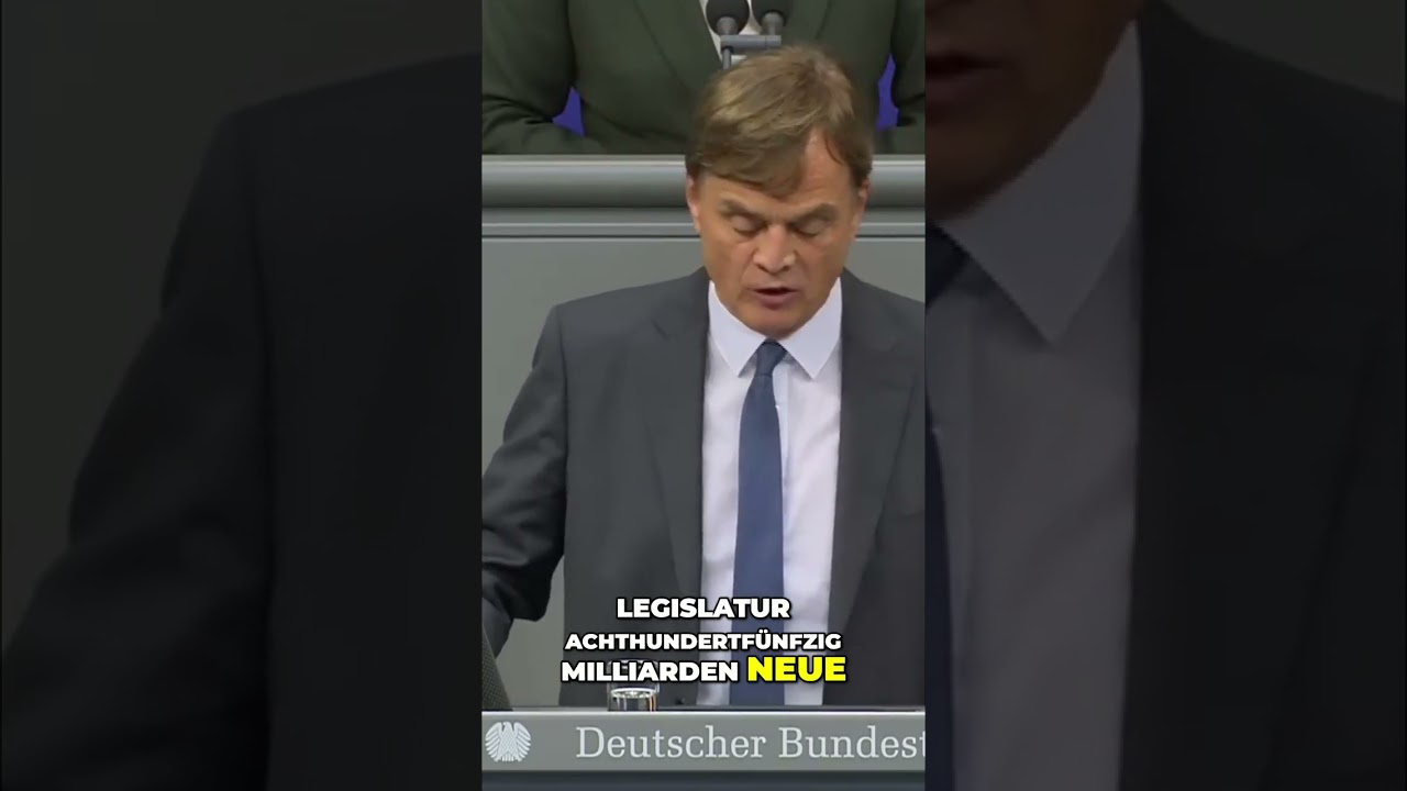DR.Baumann AFD-Schuldenexplosion! Regierung plant gigantische Neuverschuldung! #shorts