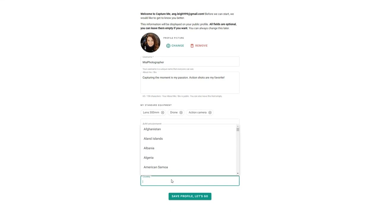 Tutorial for using the app as contect creator