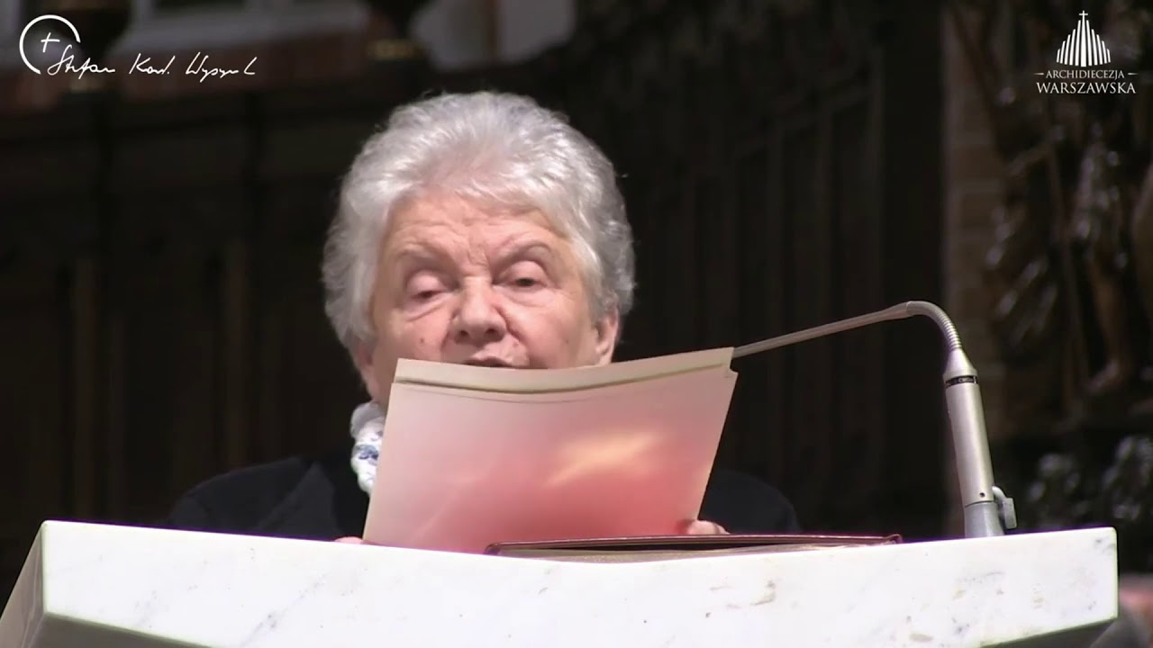 Prelekcja po mszy o owoce beatyfikacji Prymasa Tysiąclecia - Anna Rastawicka i Krystyna Szajer