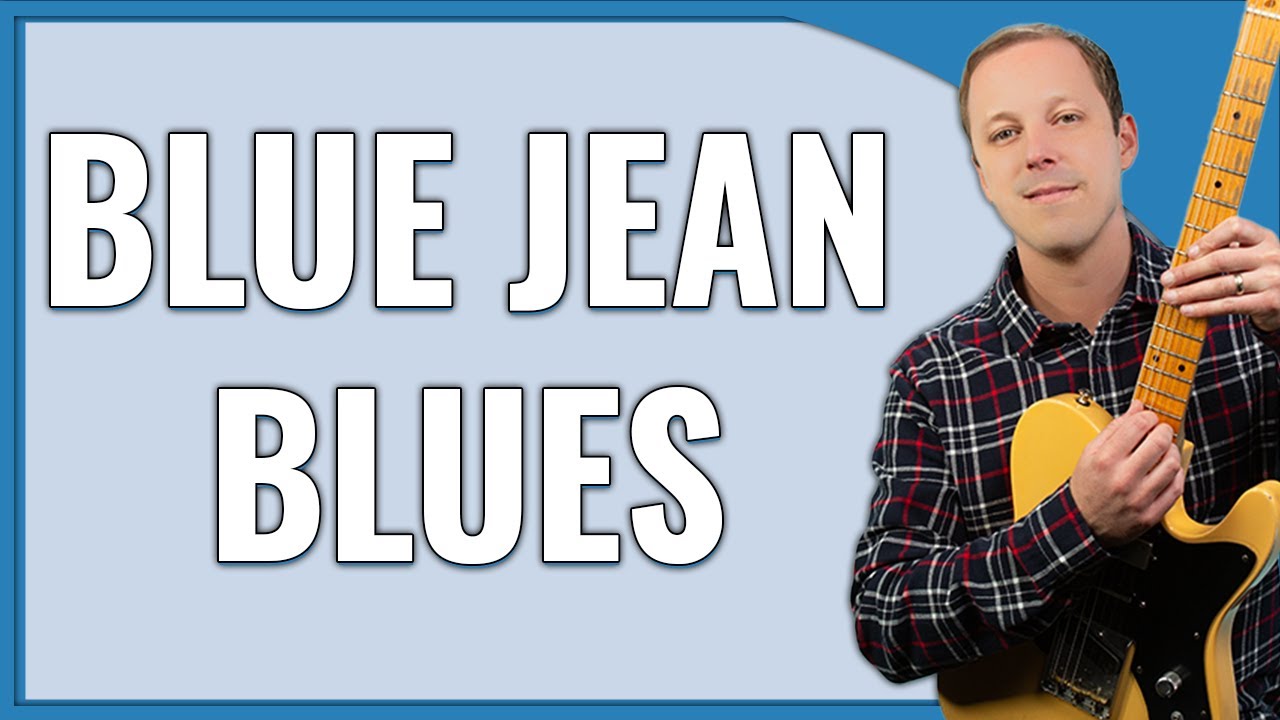 Blue Jean Blues Guitar Lesson (Slow Blues Guitar Lesson)
