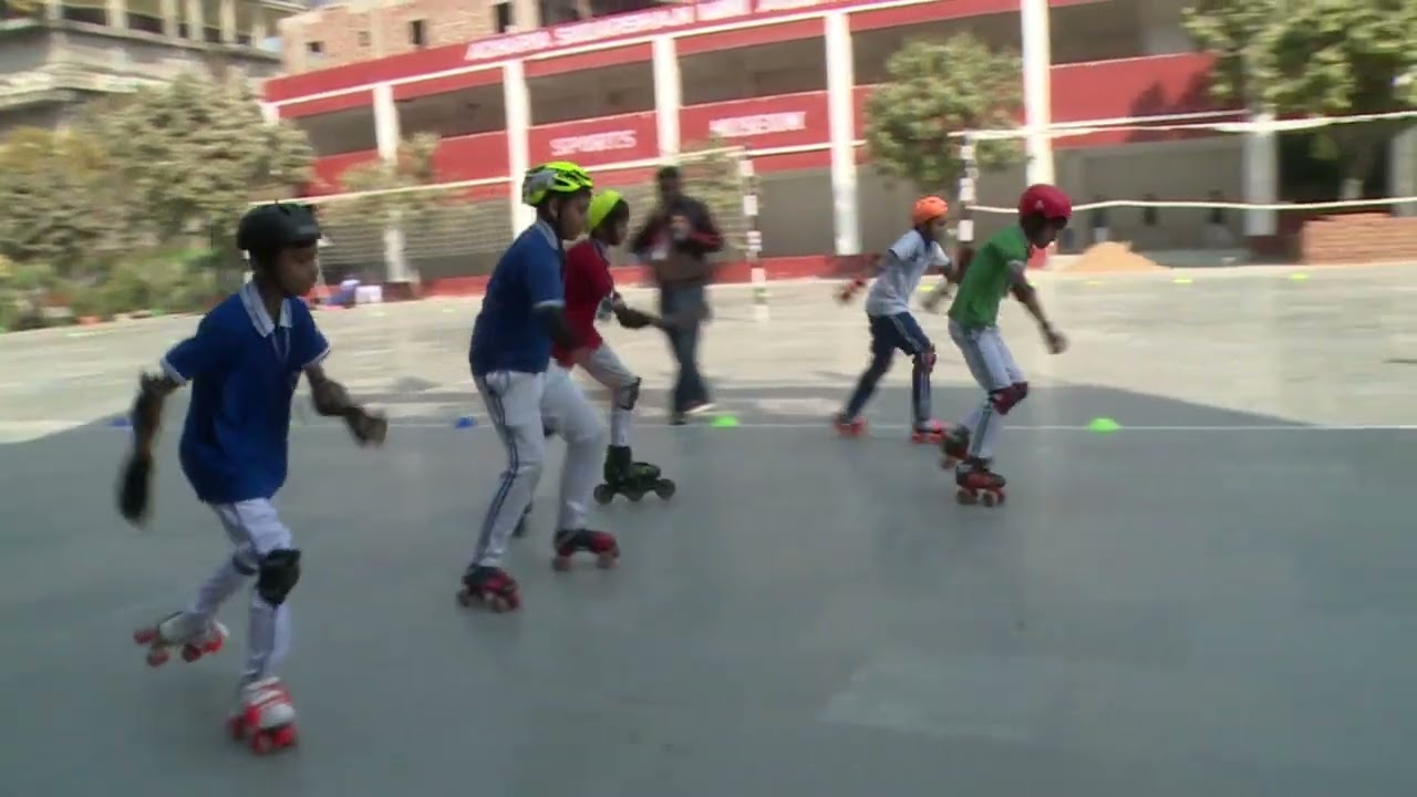 Sports Carnival at Acharyashri Sudarshan Patna Central School        Skating