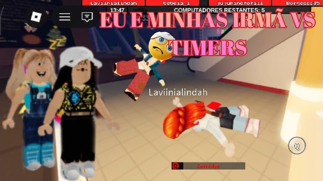 EU E MINHA IRMÃ VS TIMERS @julie_zinhatube 